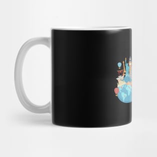 World Tourism Day - Love To Travel Across The World Mug